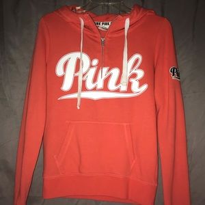 SOLD VS Pink Quarter-zip Hoodie